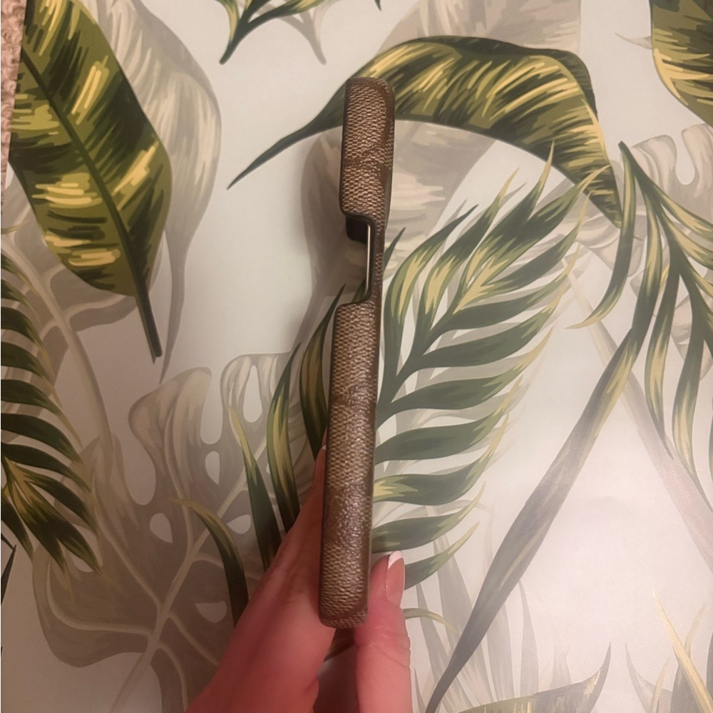 Coach Brown Patterned Phone Case - image 3